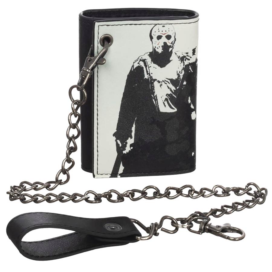 Friday The 13th Tri-Fold Chain Wallet