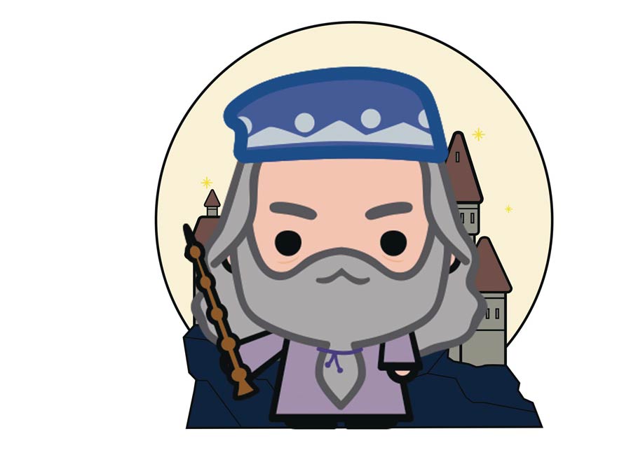 Harry Potter Hogwarts Charm Pin - Albus Dumbledore