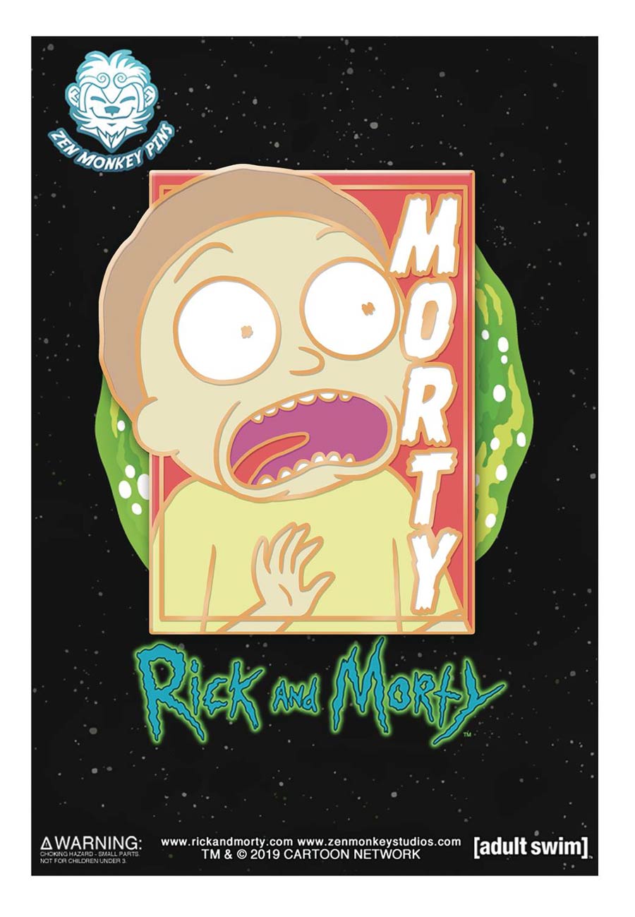 Rick And Morty Pin - Pastel Morty