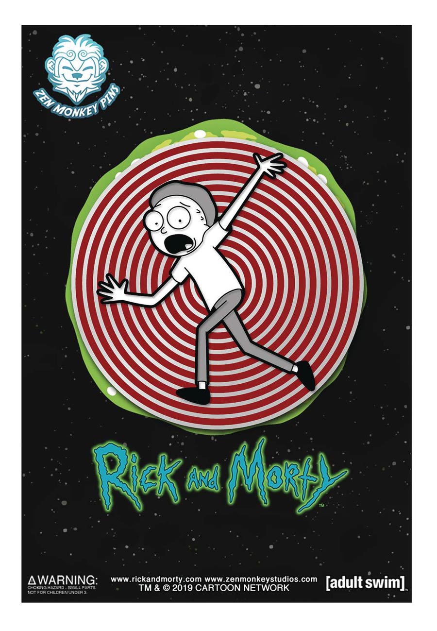 Rick And Morty Pin - Spinner Vortex Morty