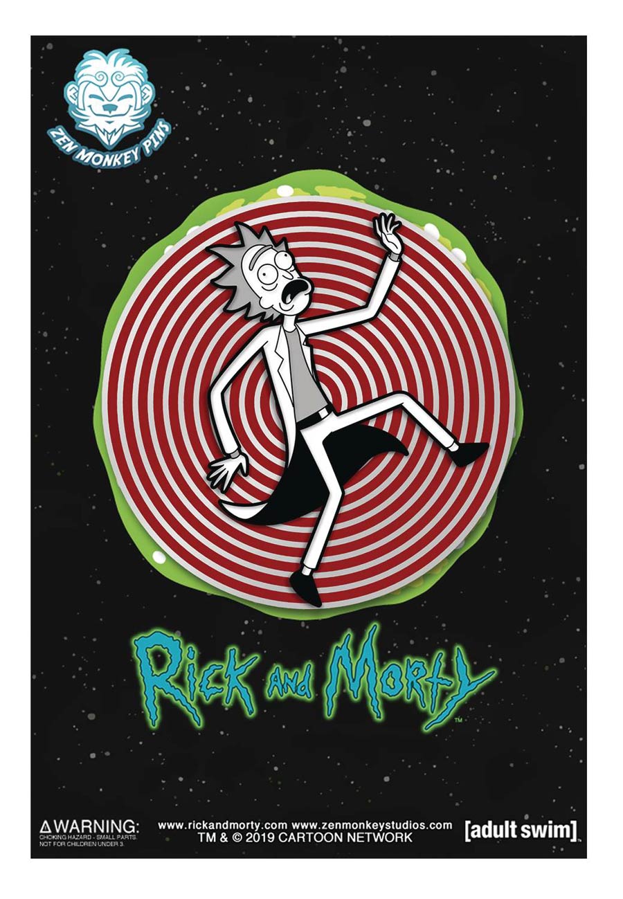 Rick And Morty Pin - Spinner Vortex Rick
