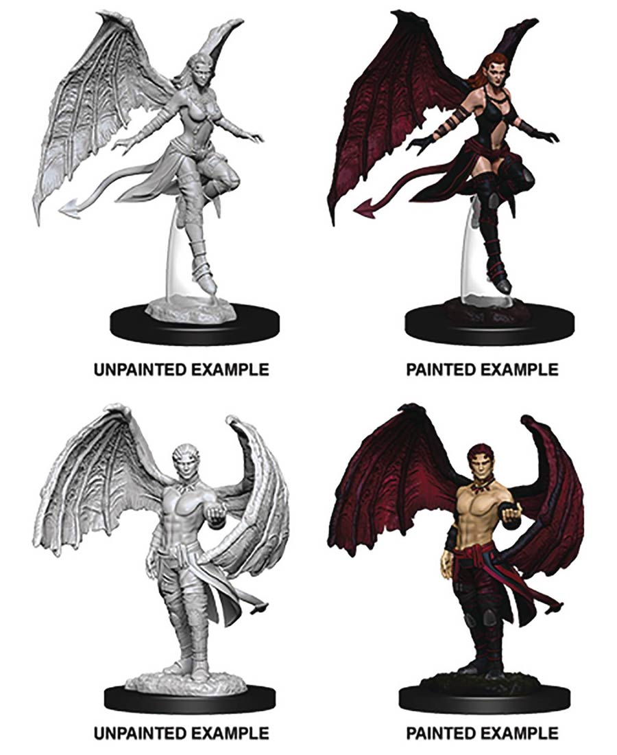 Dungeons & Dragons Nolzars Marvelous Miniature - Succubus & Incubus