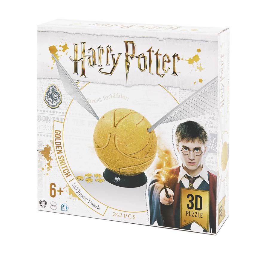 4D Harry Potter Golden Snitch 6-Inch Puzzle
