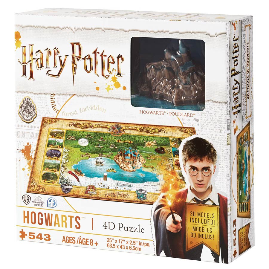 4D Harry Potter Hogwarts Mini Puzzle
