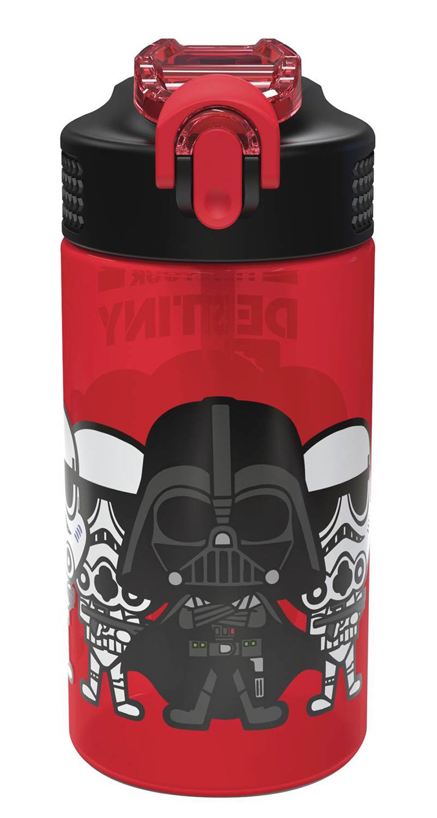 Star Wars Straw Bottle - Red (Empire)