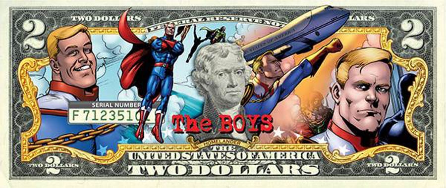 Boys Collectible Homelander Two Dollar Bill