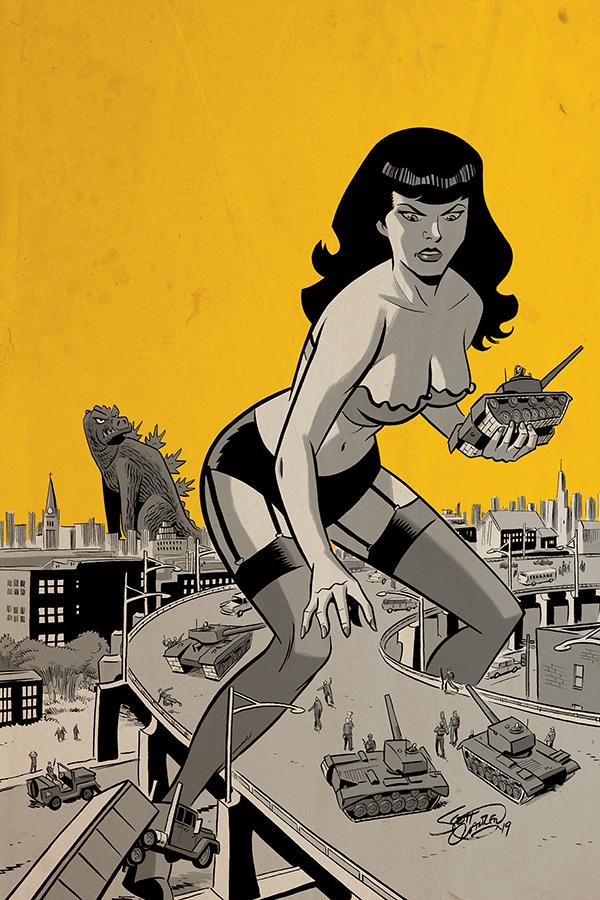 Bettie Page Unbound #8 Cover L Incentive Scott Chantler Virgin Cover