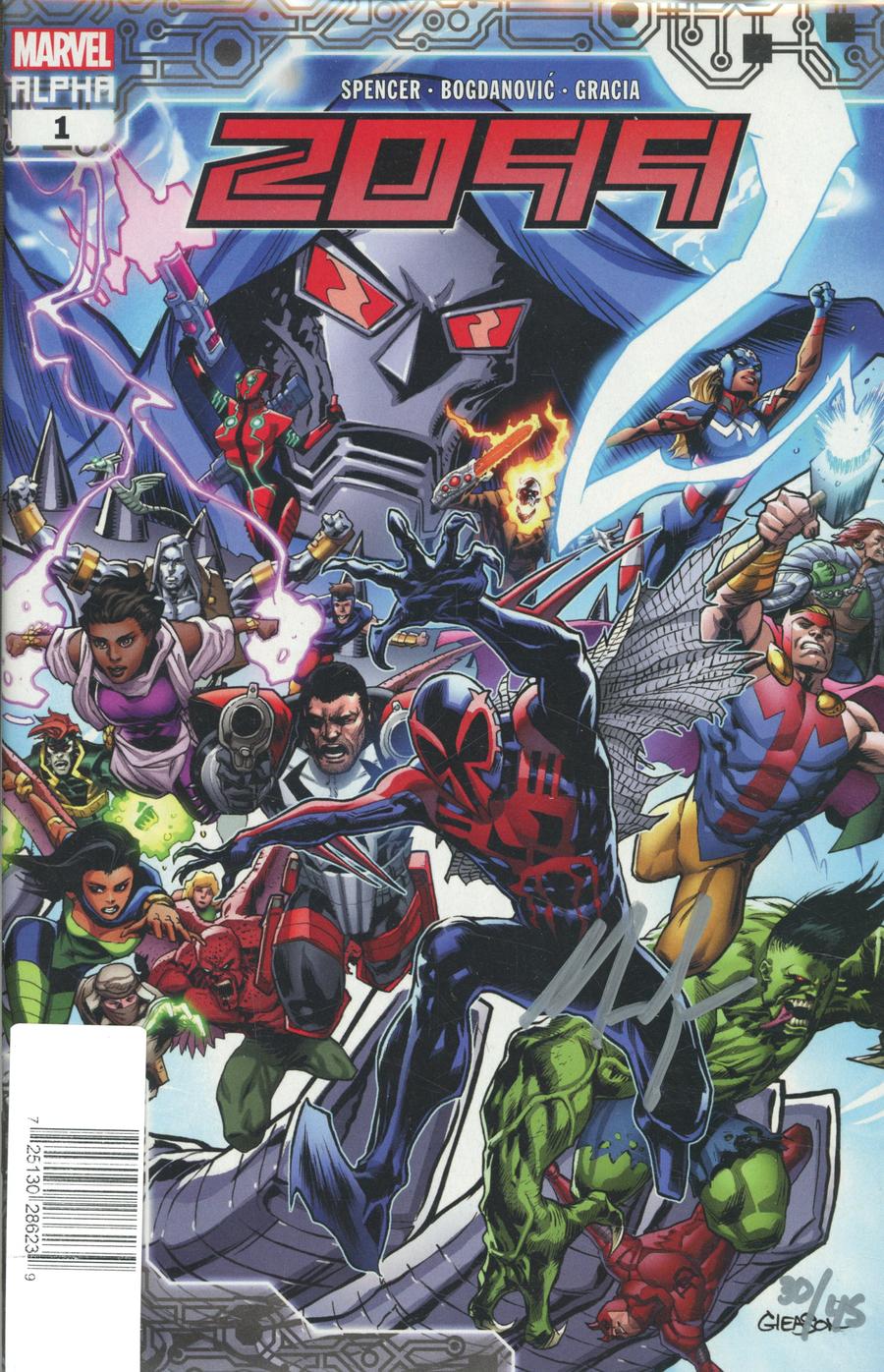 Marvel 2099 #1 DF Signed By Nick Spencer Plus 1