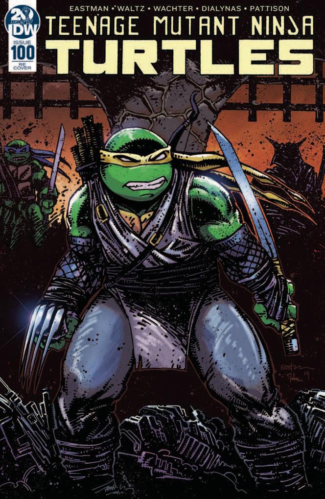 Teenage Mutant Ninja Turtles Vol 5 #100 Cover F DF Exclusive Kevin Eastman Variant Cover