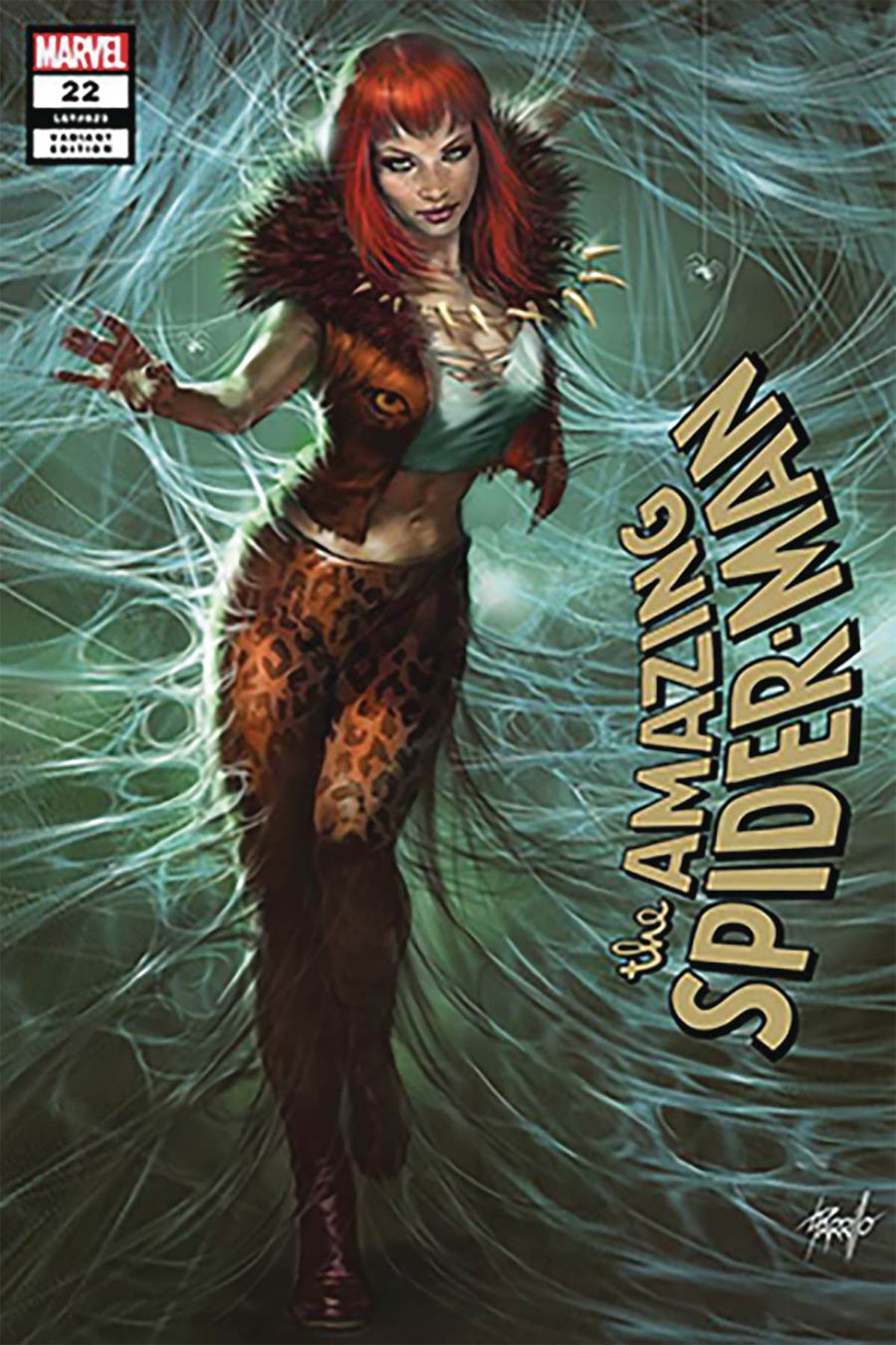 Amazing Spider-Man Vol 5 #22 Cover F DF Comicxposure Exclusive Lucio Parrillo Variant Cover