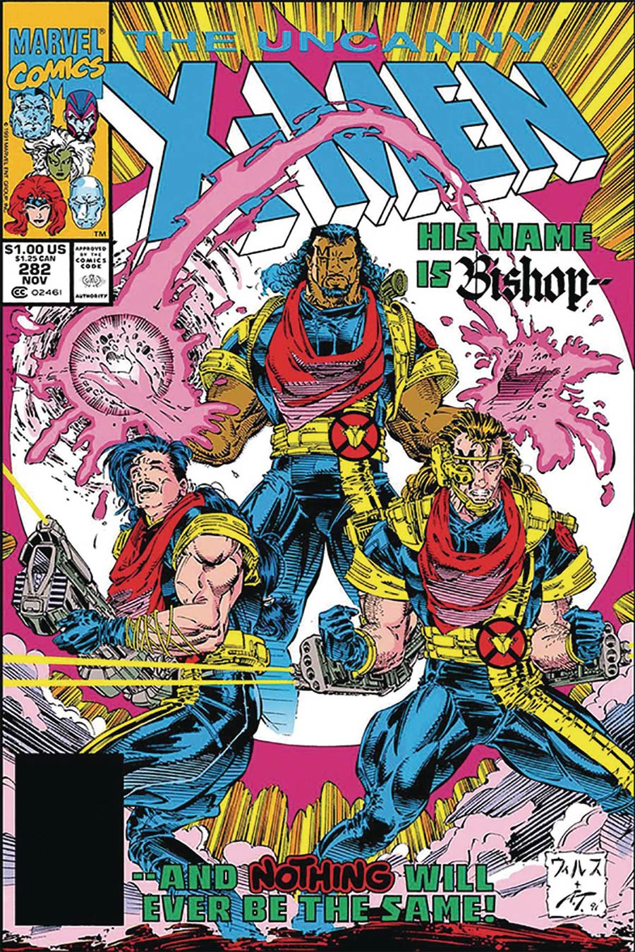 True Believers X-Men Bishop #1 Cover B DF Signed By Art Thibert
