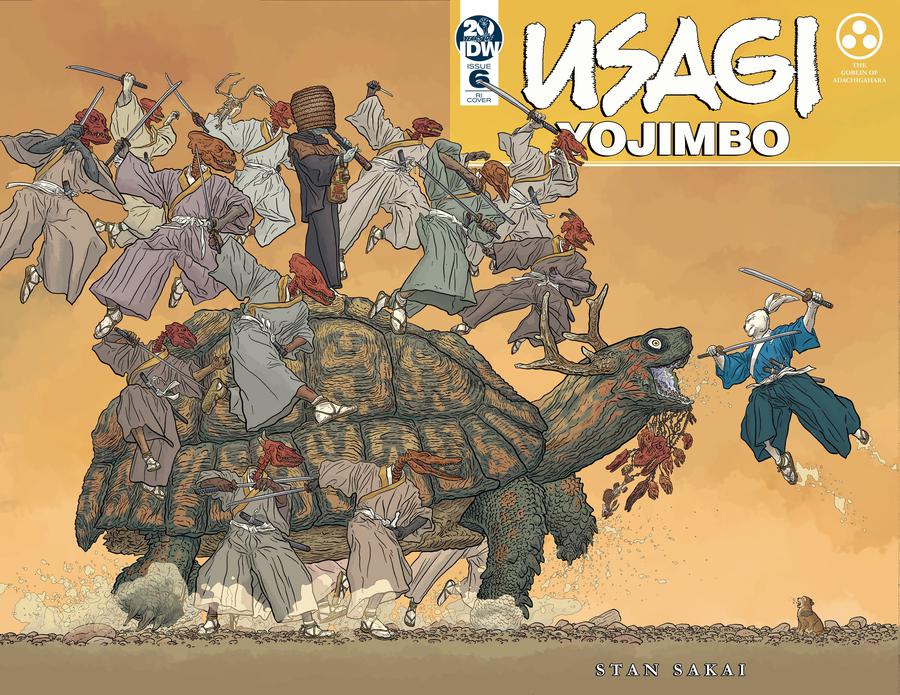 Usagi Yojimbo Vol 4 #6 35th Anniversary Cover B Incentive Geoff Darrow Variant Cover