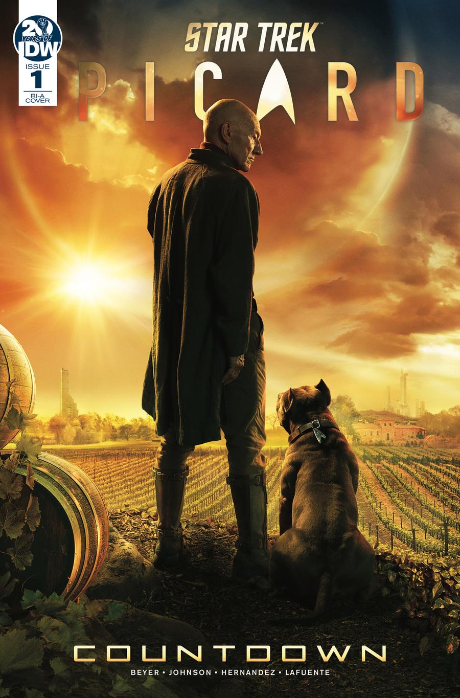 Star Trek Picard Countdown #1 Cover B Incentive Photo Variant Cover