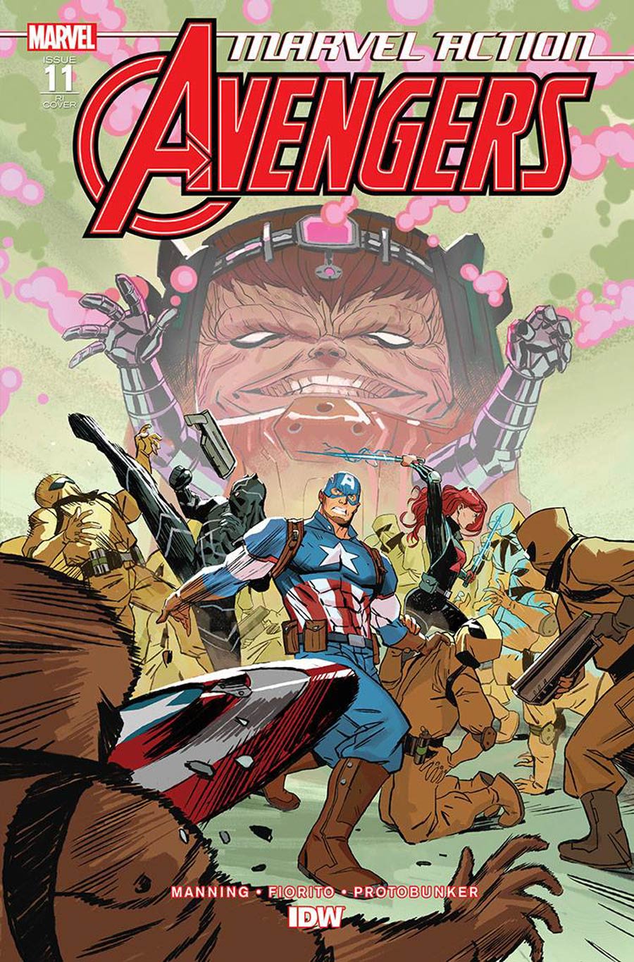 Marvel Action Avengers #11 Cover B Incentive Nil Vendrell Variant Cover