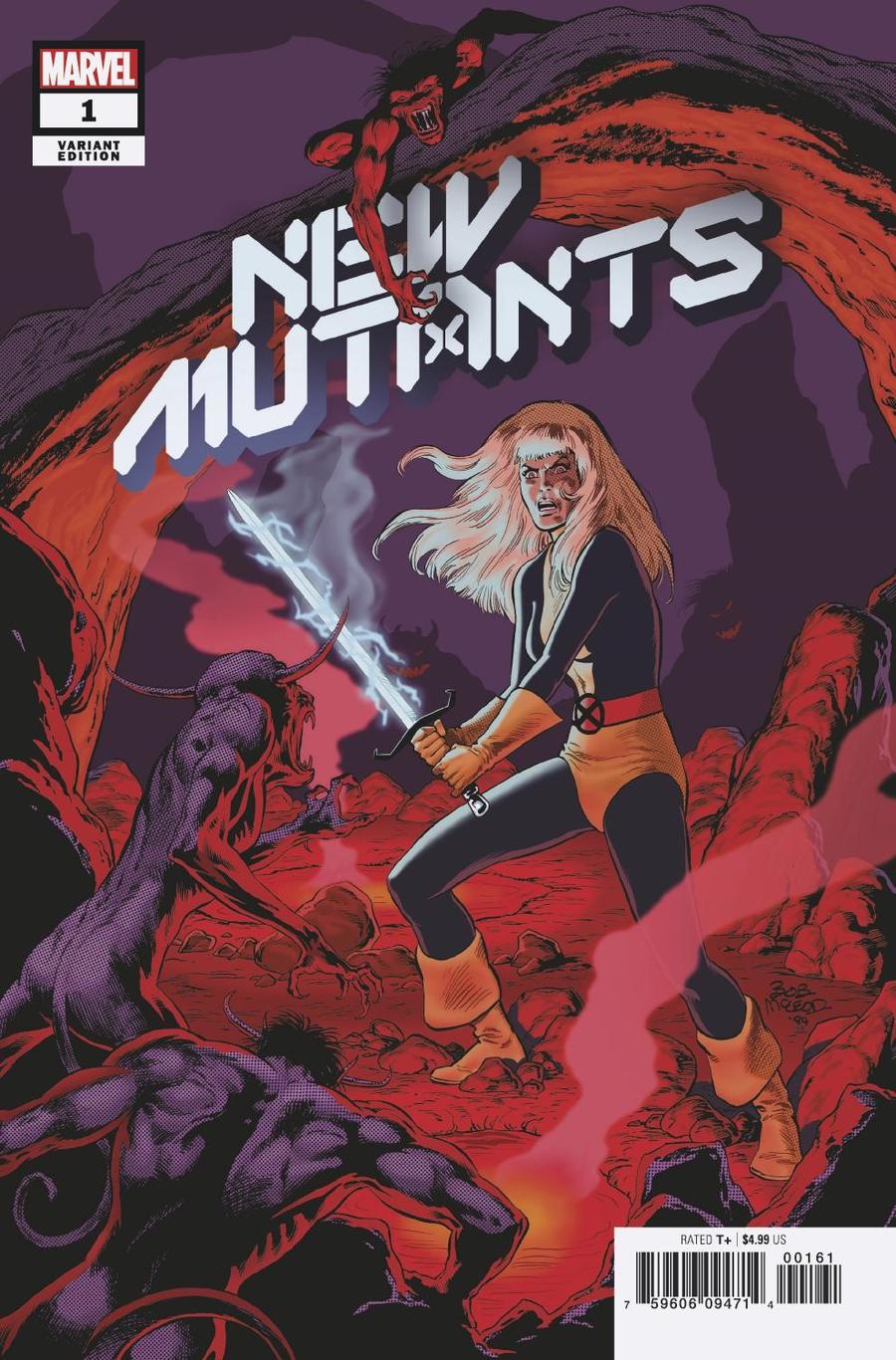 New Mutants Vol 4 #1 Cover H Incentive Bob McLeod Hidden Gem Variant Cover (Dawn Of X Tie-In)