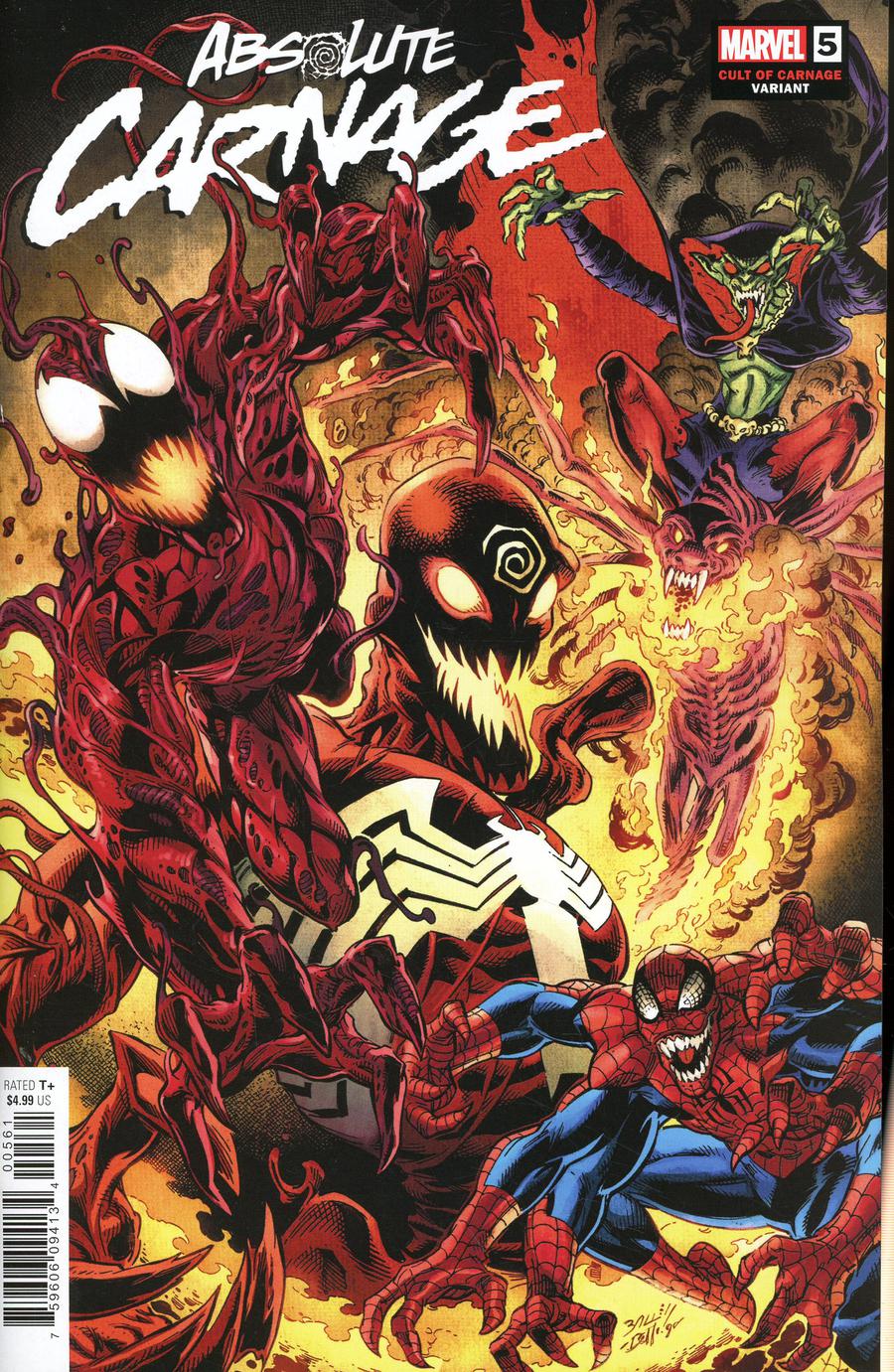 Absolute Carnage #5 Cover G Incentive Mark Bagley Cult Of Carnage Variant Cover