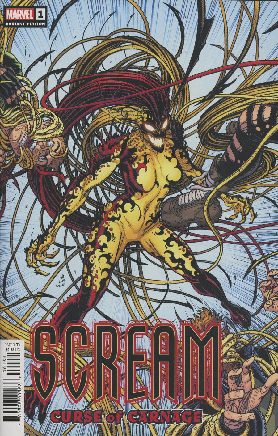 Scream Curse Of Carnage #1 Cover E Incentive Nick Bradshaw Variant Cover (Absolute Carnage Tie-In)