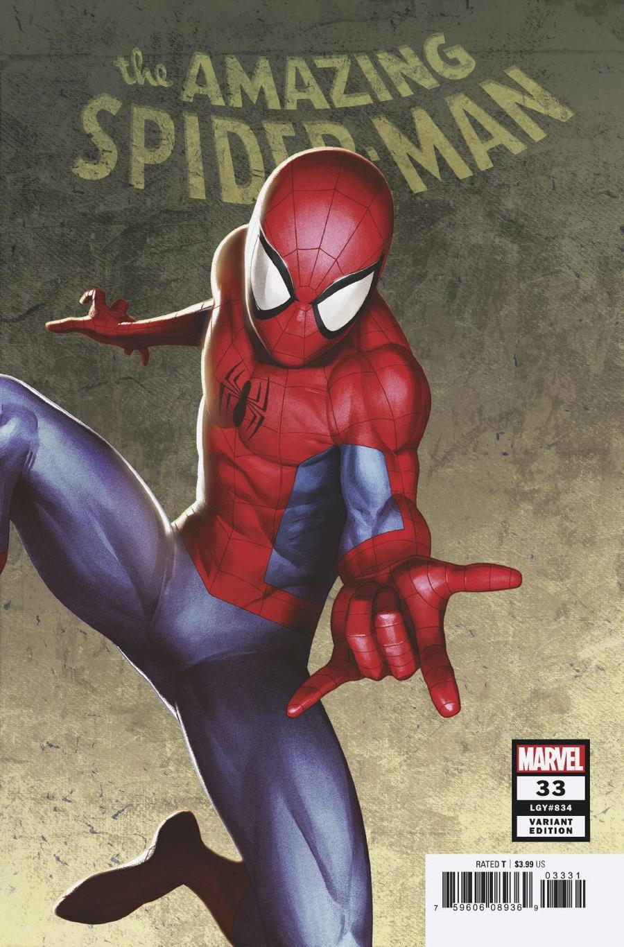 Amazing Spider-Man Vol 5 #33 Cover C Incentive Sami Basri Variant Cover (2099 Tie-In)