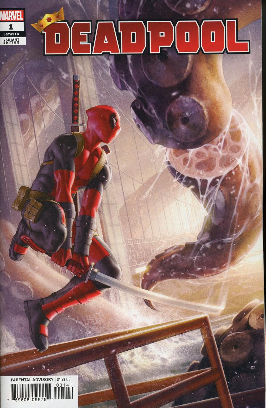 Deadpool Vol 7 #1 Cover H Incentive Junggeun Yoon Variant Cover