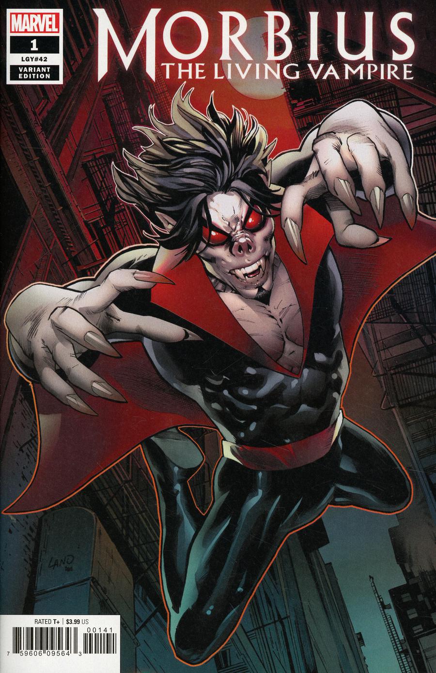 Morbius #1 Cover D Incentive Greg Land Variant Cover