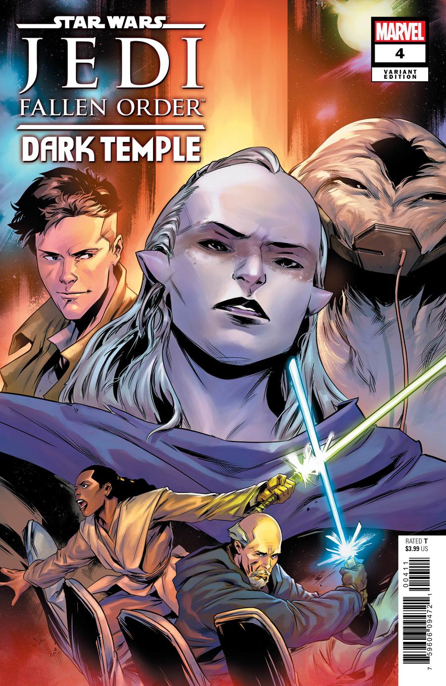 Star Wars Jedi Fallen Order Dark Temple #4 Cover B Incentive Variant Cover