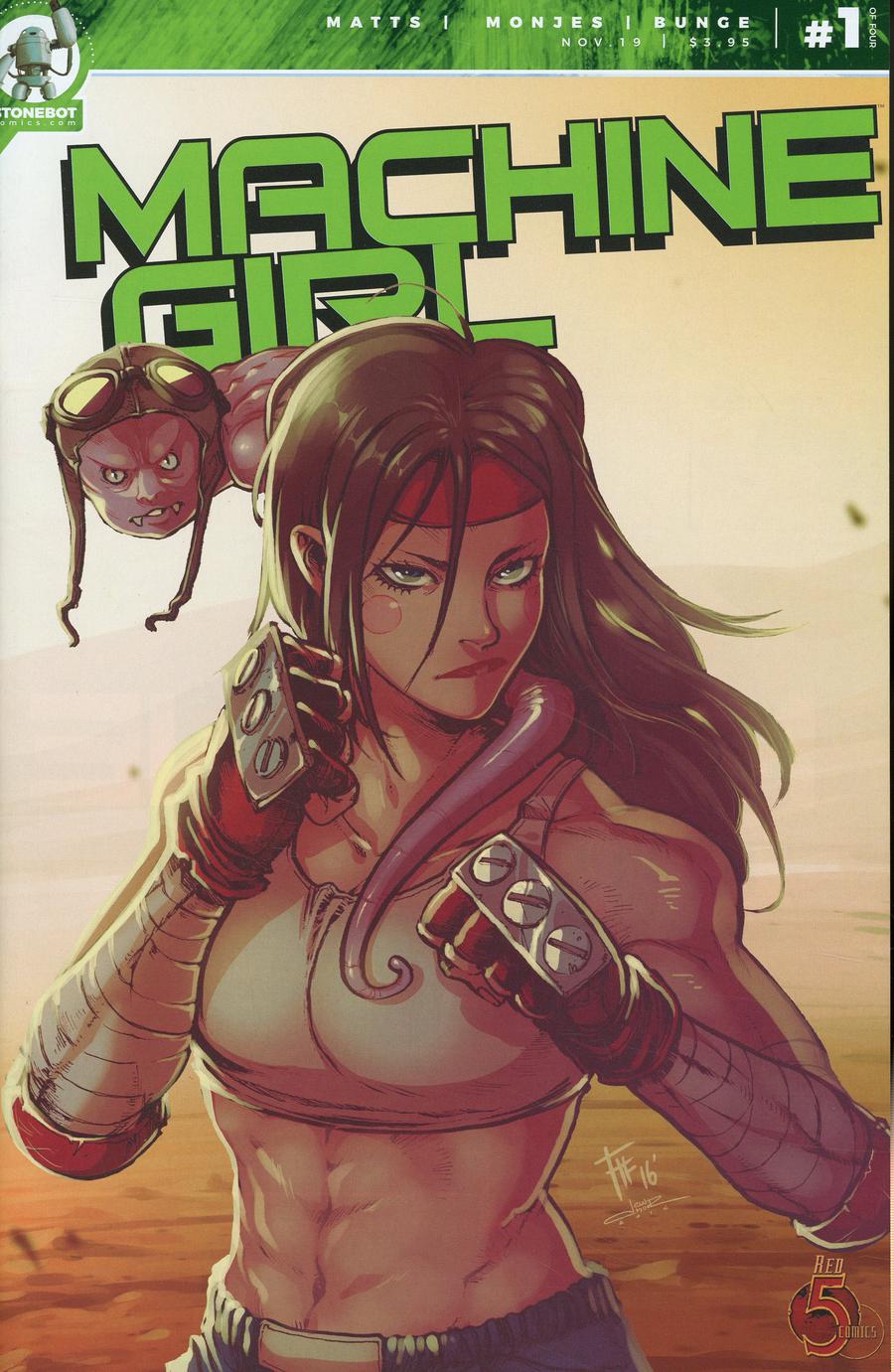 Machine Girl #1 Cover B Incentive Fernando Heinz Furukawa Variant Cover