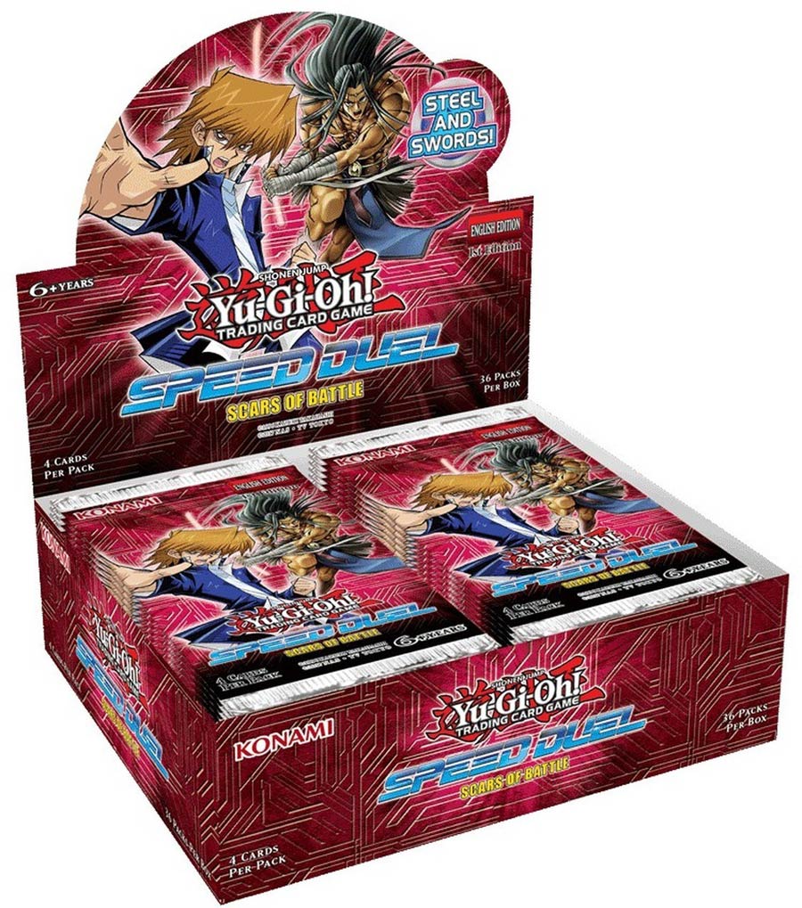 Yu-Gi-Oh Speed Duel Scars Of Battle Booster Display of 36 Packs