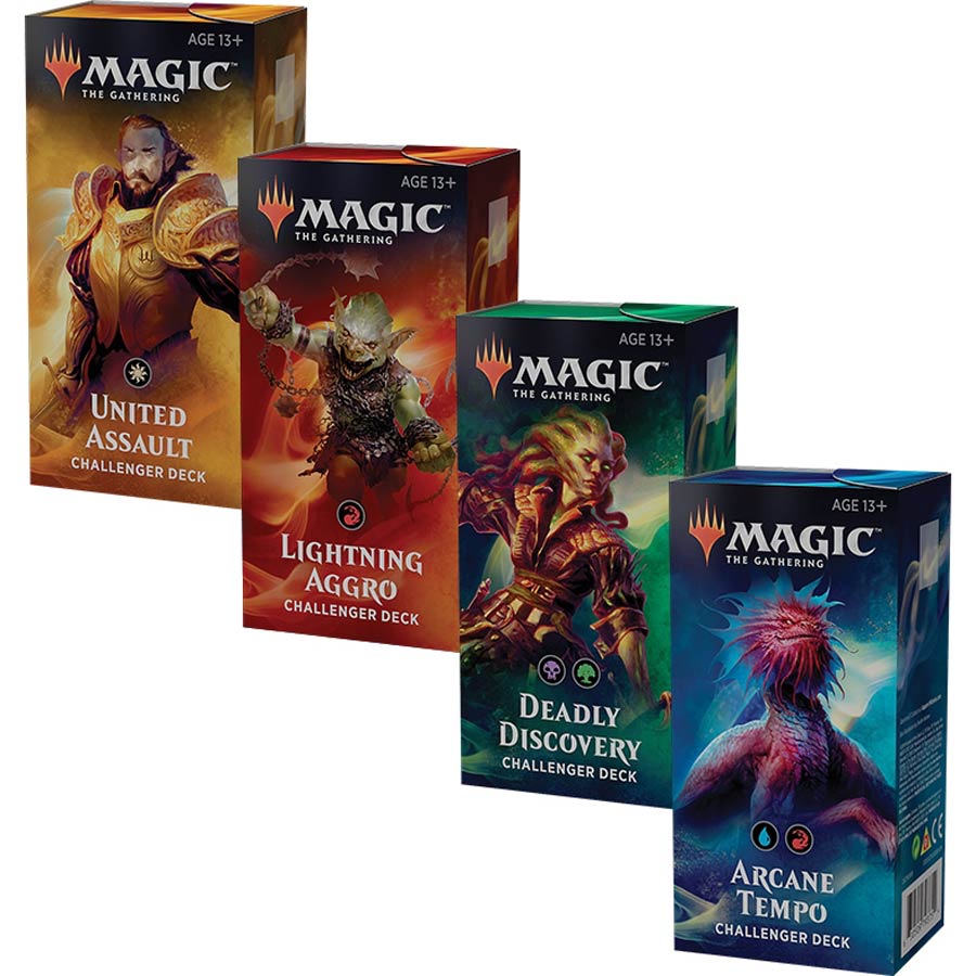 Magic The Gathering Commander 2019 Display of 4 Commander Decks
