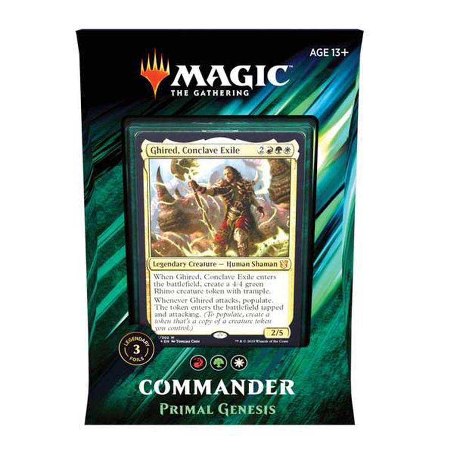 Magic The Gathering Commander 2019 Deck - Primal Genesis