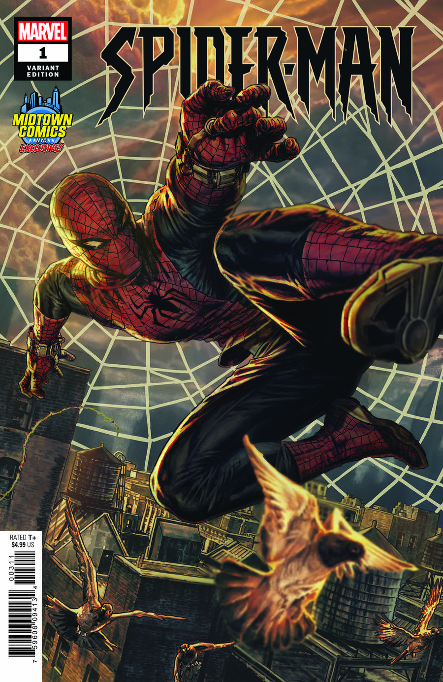 Spider-Man Vol 3 #1  Midtown Exclusive Lee Bermejo Variant Cover