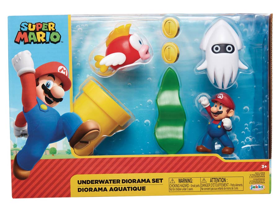 Nintendo 4-Inch Underwater Diorama Set