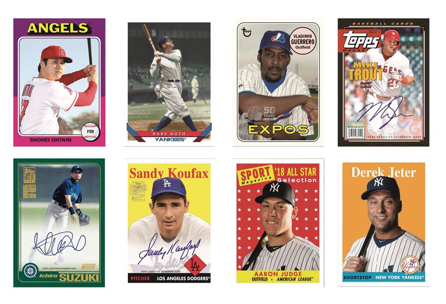 Topps 2019 Archives Baseball Trading Cards Pack