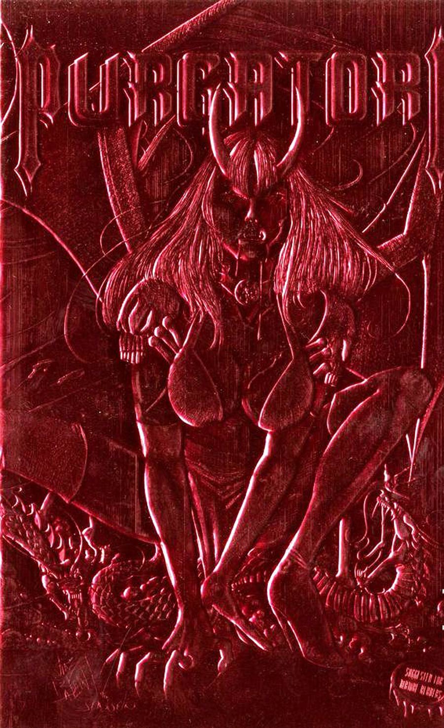Purgatori The Vampires Myth #1 Cover A Red Foil Embossed Cover