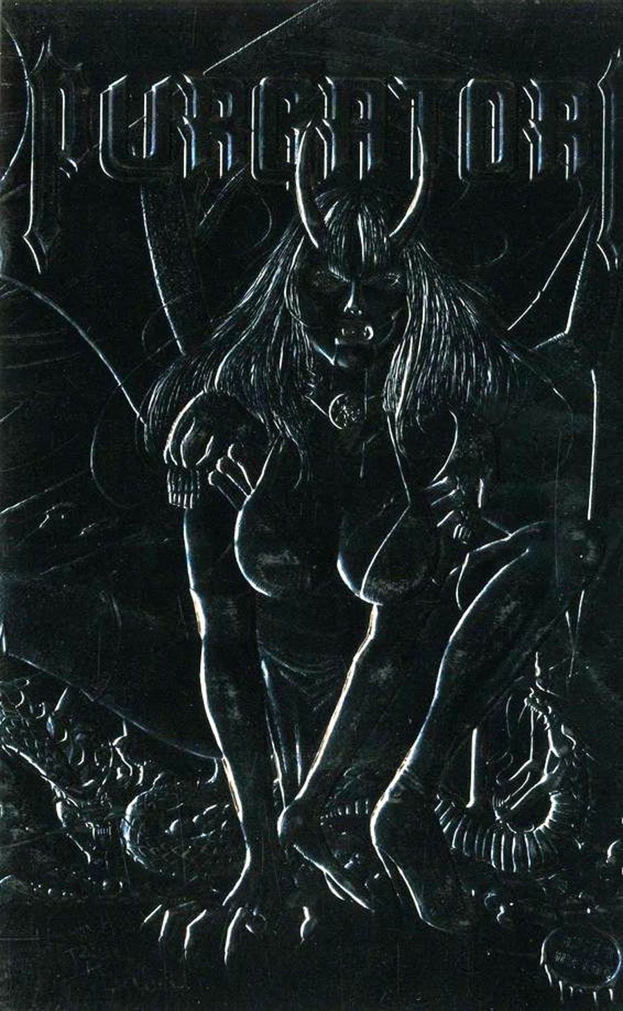 Purgatori The Vampires Myth #1 Cover C Black Embossed Black Onyx Variant