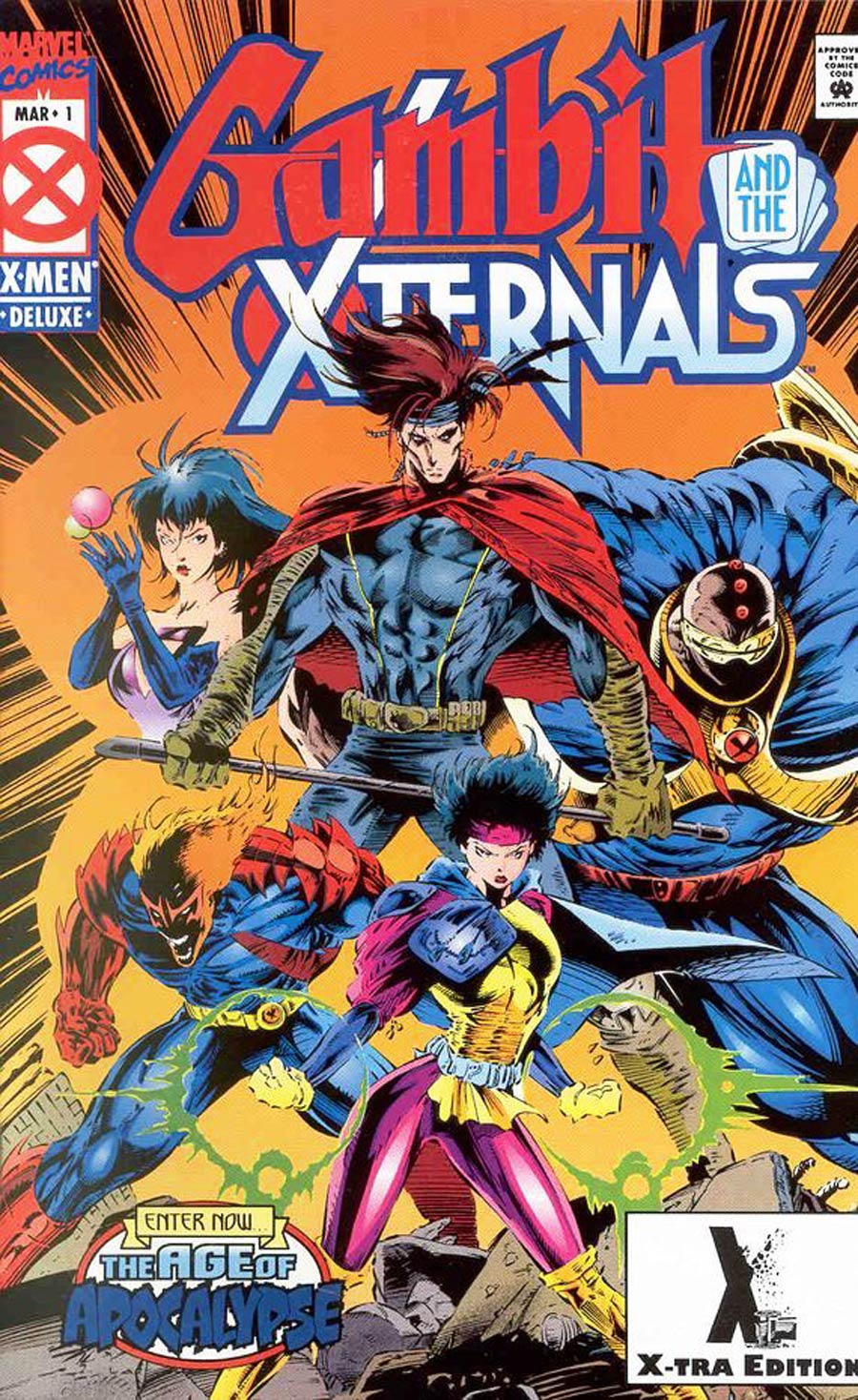 Gambit And The X-Ternals #1 Cover B 2nd Ptg