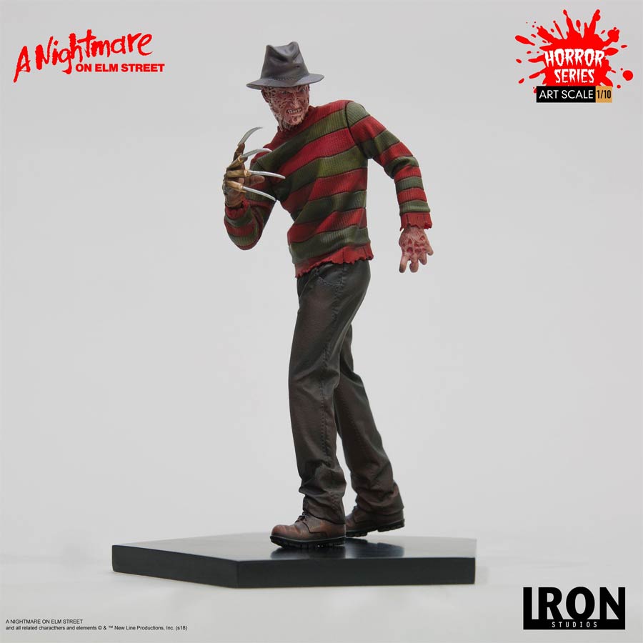 Nightmare On Elm Street Freddy Krueger 1/10 Scale Art Scale Statue