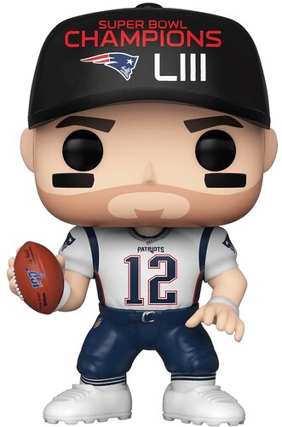 POP NFL Patriots Tom Brady Super Bowl Champions LIII Vinyl Figure