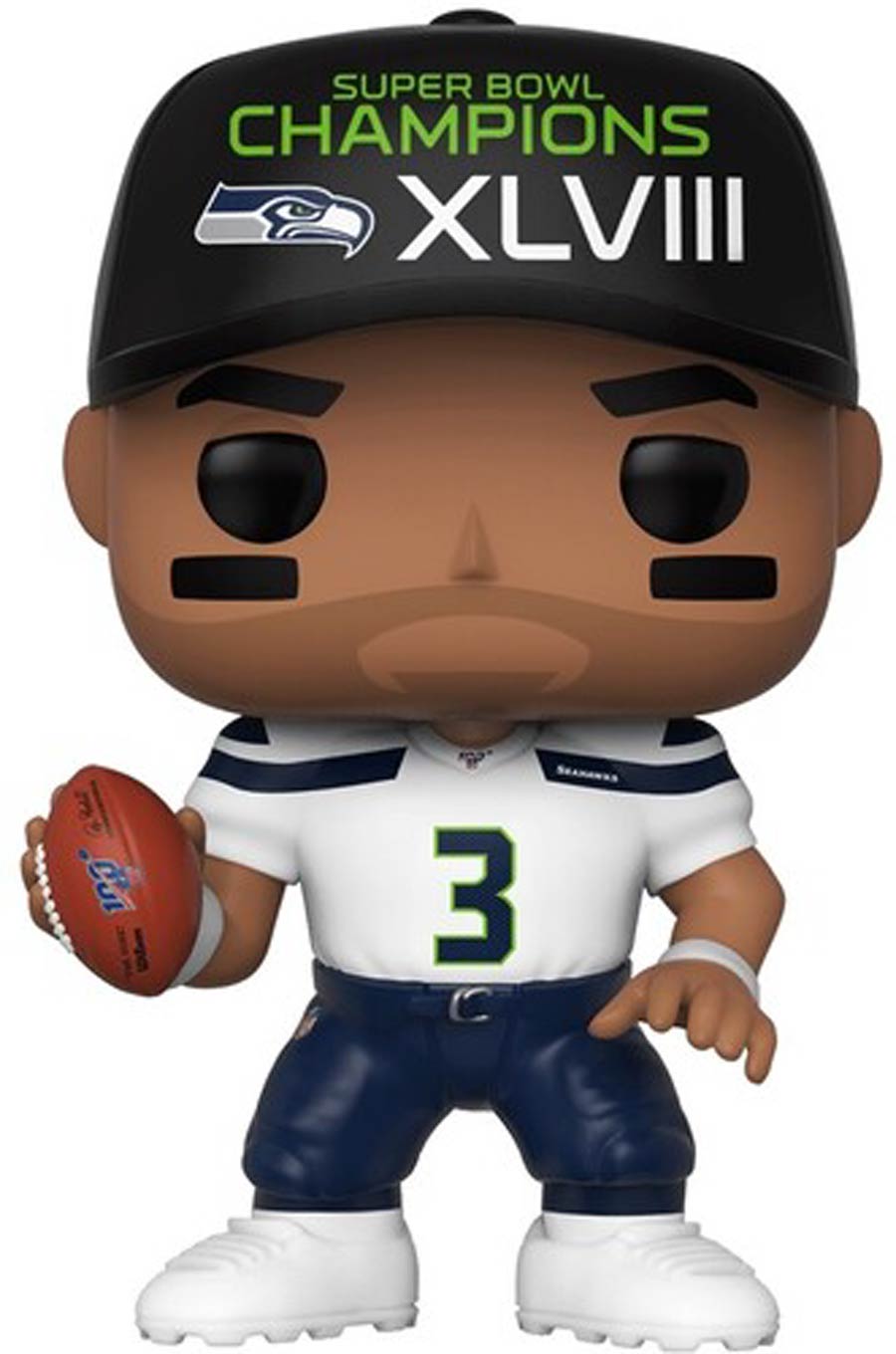 POP NFL Seahawks Russell Wilson Super Bowl Champions XLVIII Vinyl Figure