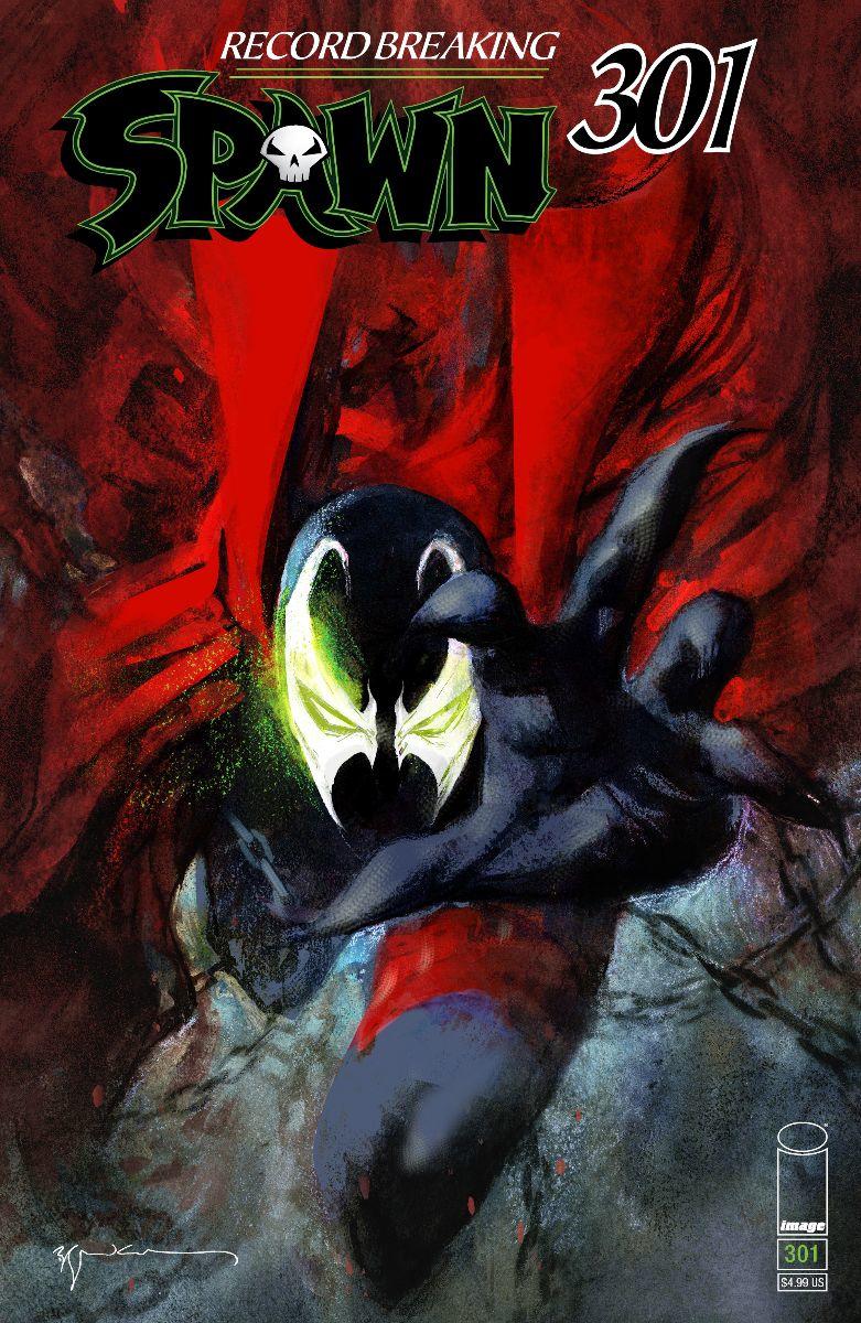 Spawn #301 Cover M Variant Bill Sienkiewicz Cover