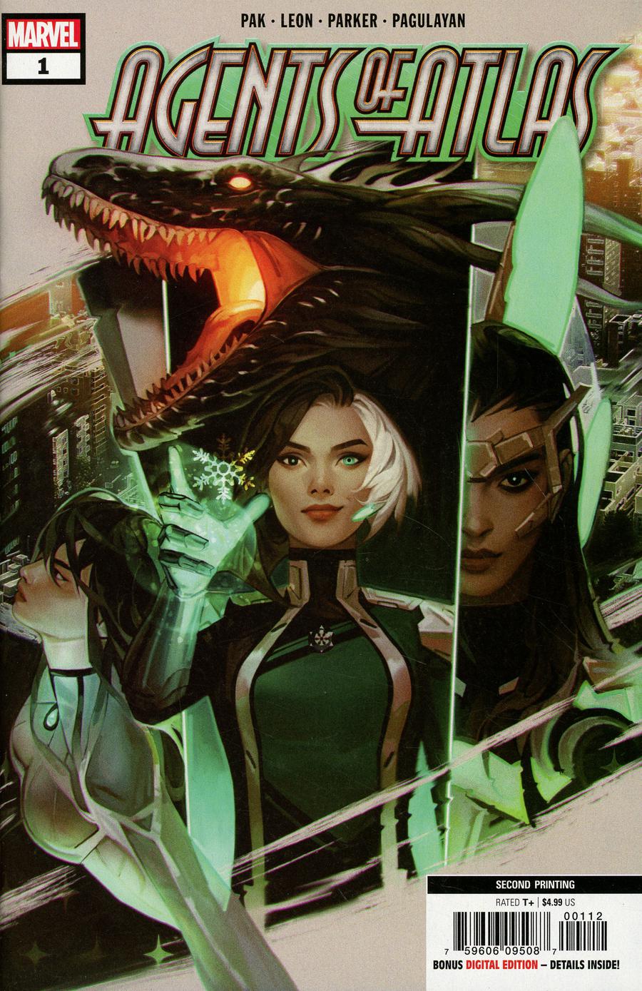 Agents Of Atlas Vol 3 #1 Cover G 2nd Ptg Variant Valentina Remenar New Art Cover