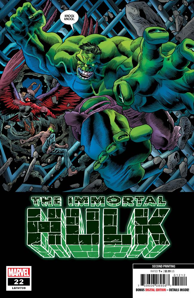 Immortal Hulk #22 Cover C 2nd Ptg Variant Joe Bennett Cover