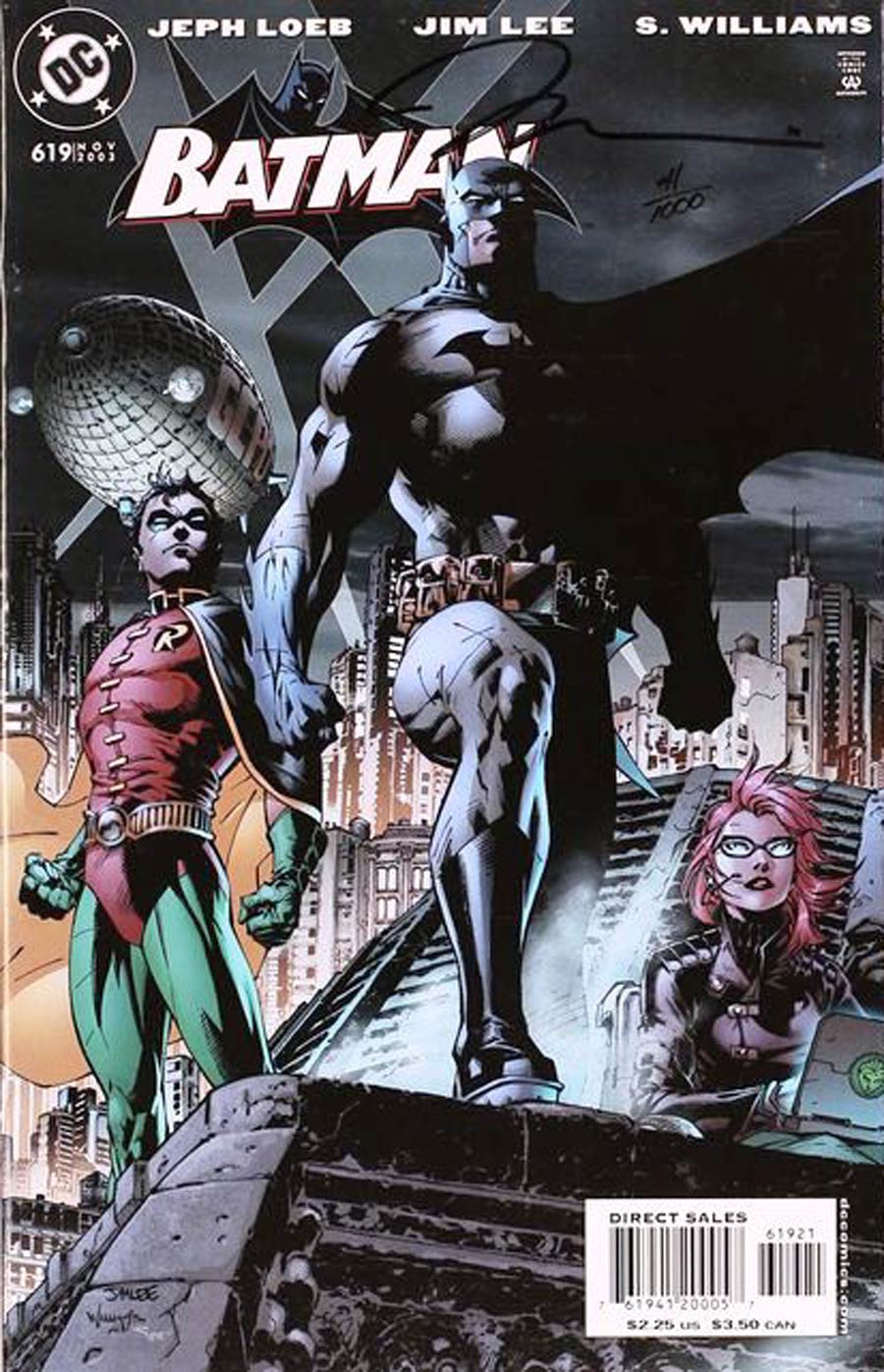 Batman #619 Cover E DF Signed By Jim Lee Heroes Cover