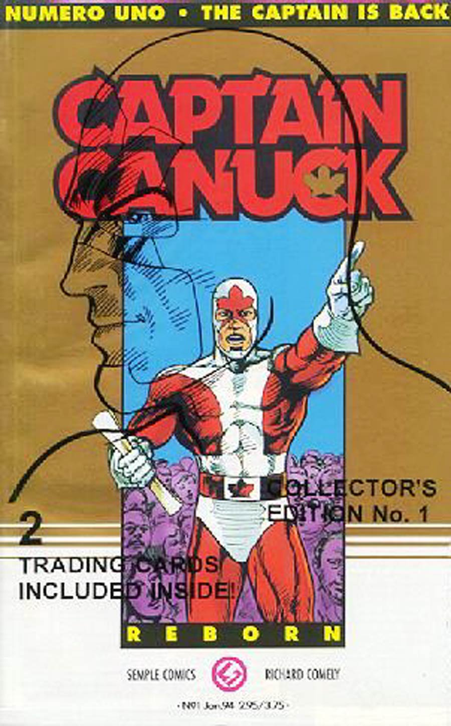 Captain Canuck Reborn #1 Cover A Polybagged