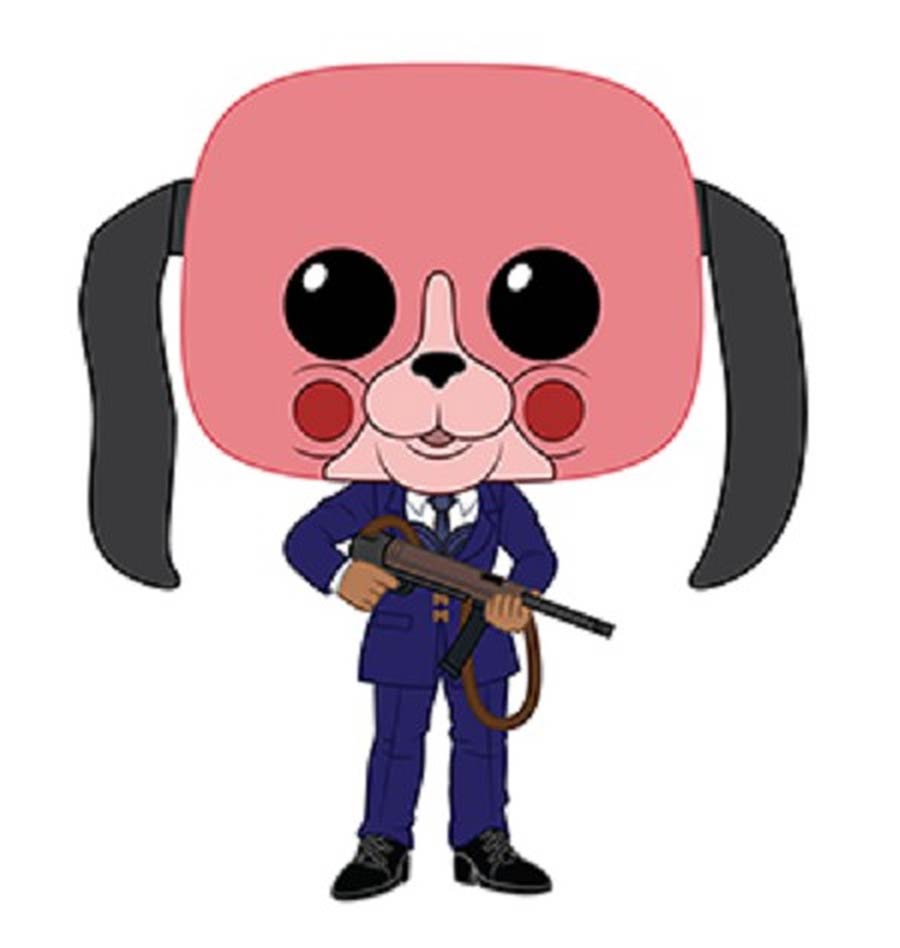 POP Television Umbrella Academy Cha Cha With Mask Vinyl Figure