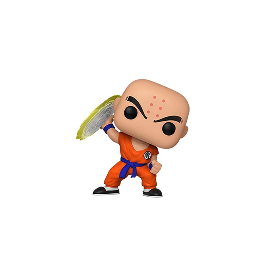 POP Animation Dragon Ball Z Krillin With Destructo Disc Vinyl Figure