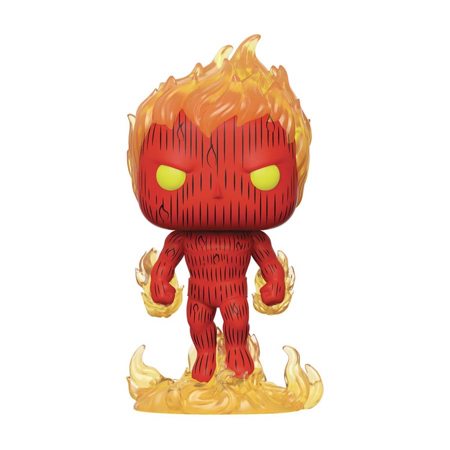 POP Marvel Fantastic Four Human Torch Vinyl Bobble Head