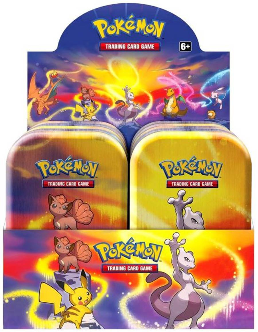 Pokemon TCG Kanto Power Mini Tin Display Of 10 Tins