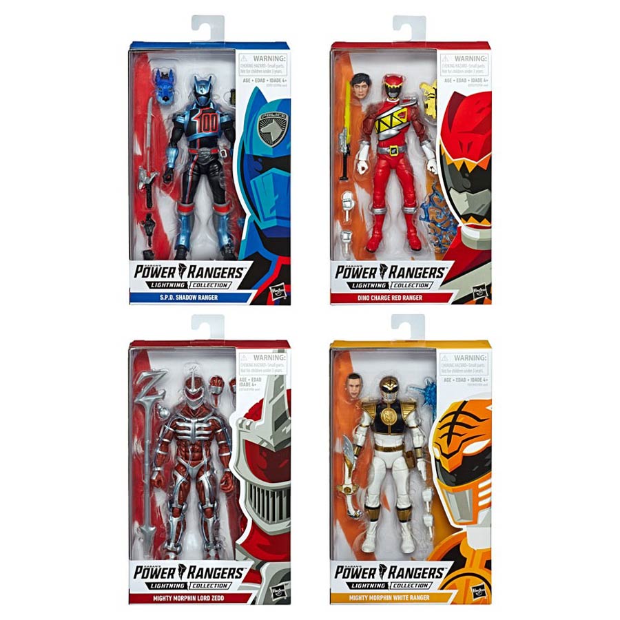 Power Rangers Lightning Series 6-Inch Action Figures Wave 2 Assorted Case Of 8 Figures