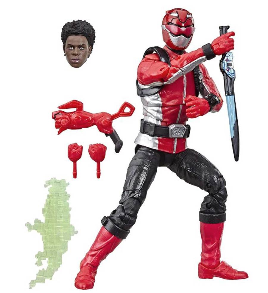 Power Rangers Lightning Series 6-Inch Action Figure - Beast Morphers Red Ranger