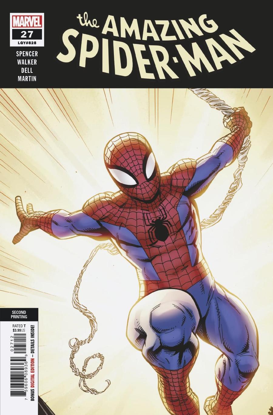 Amazing Spider-Man Vol 5 #27 Cover C 2nd Ptg Variant Kev Walker Cover